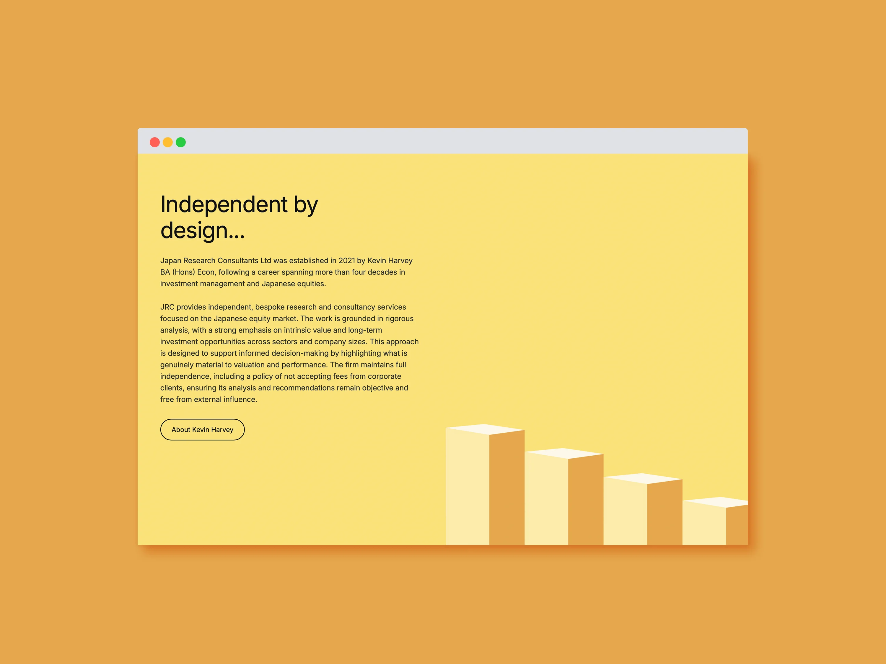 Japan Research Consultants website — desktop view